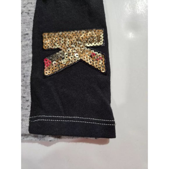 Victoria's Secret Pink Racerback Tank Top Gray with Bling Sequins Large NWT NEW - Picture 2 of 6